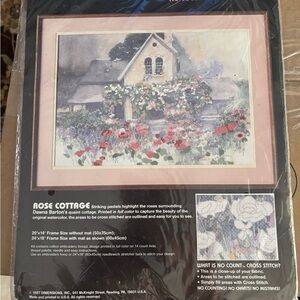 Rose Cottage Cross Stitch Kit
